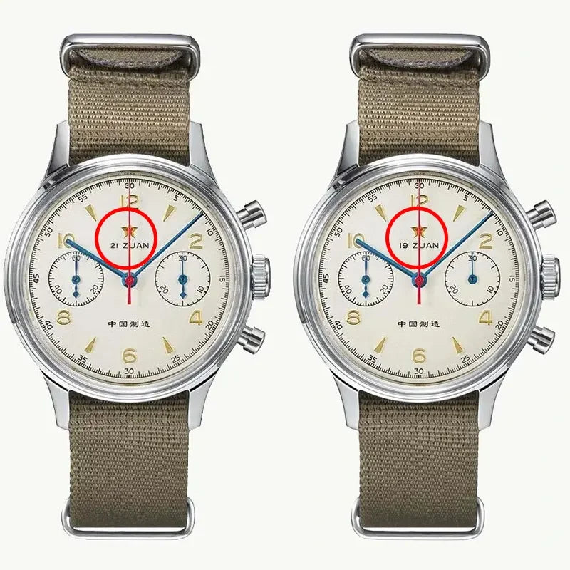 DIFFERENCE BETWEEN 19 ZUAN AND 21 ZUAN ON THE SEAGULL 1963 DIAL