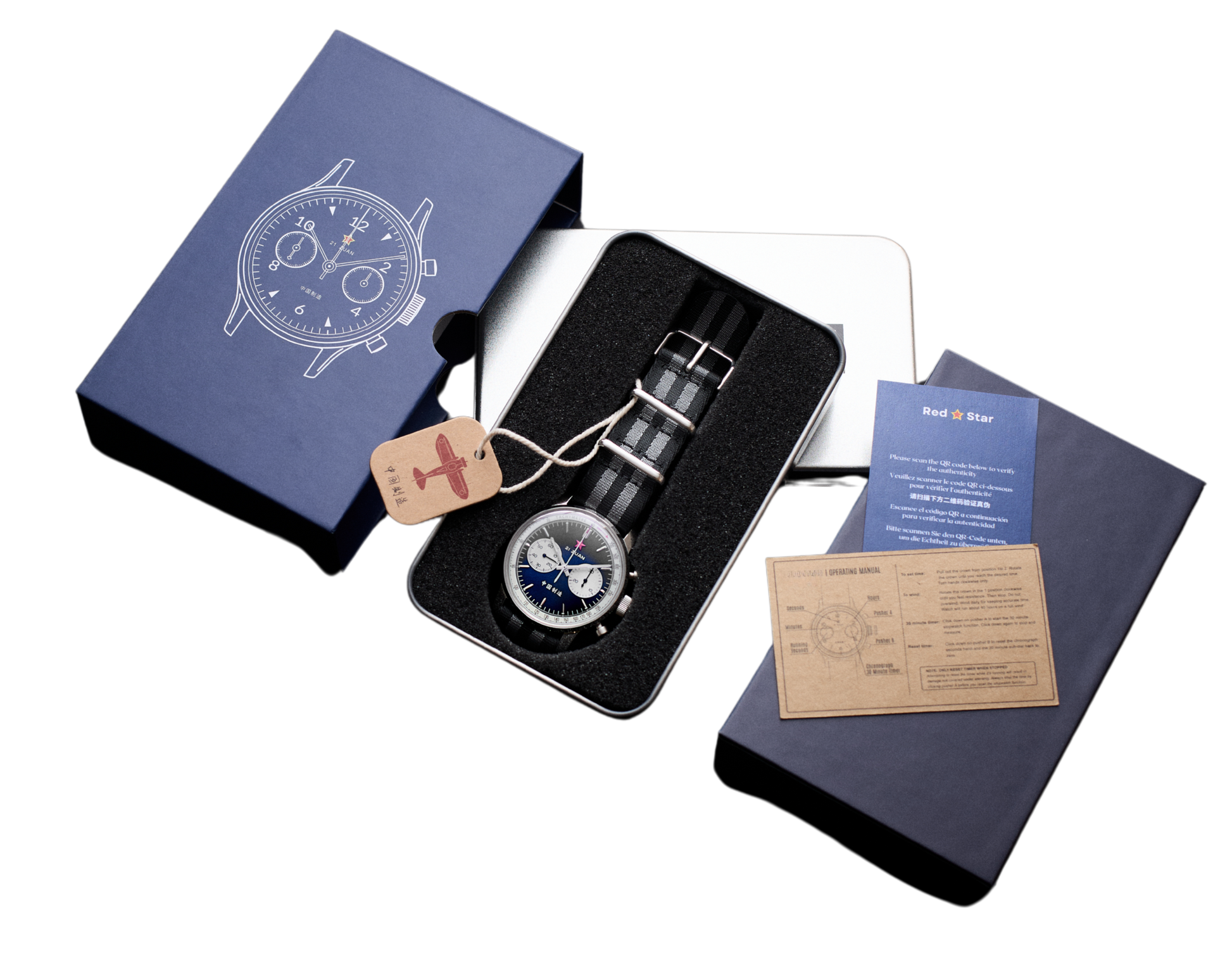 Seagull 1963 42mm black panda sports edition