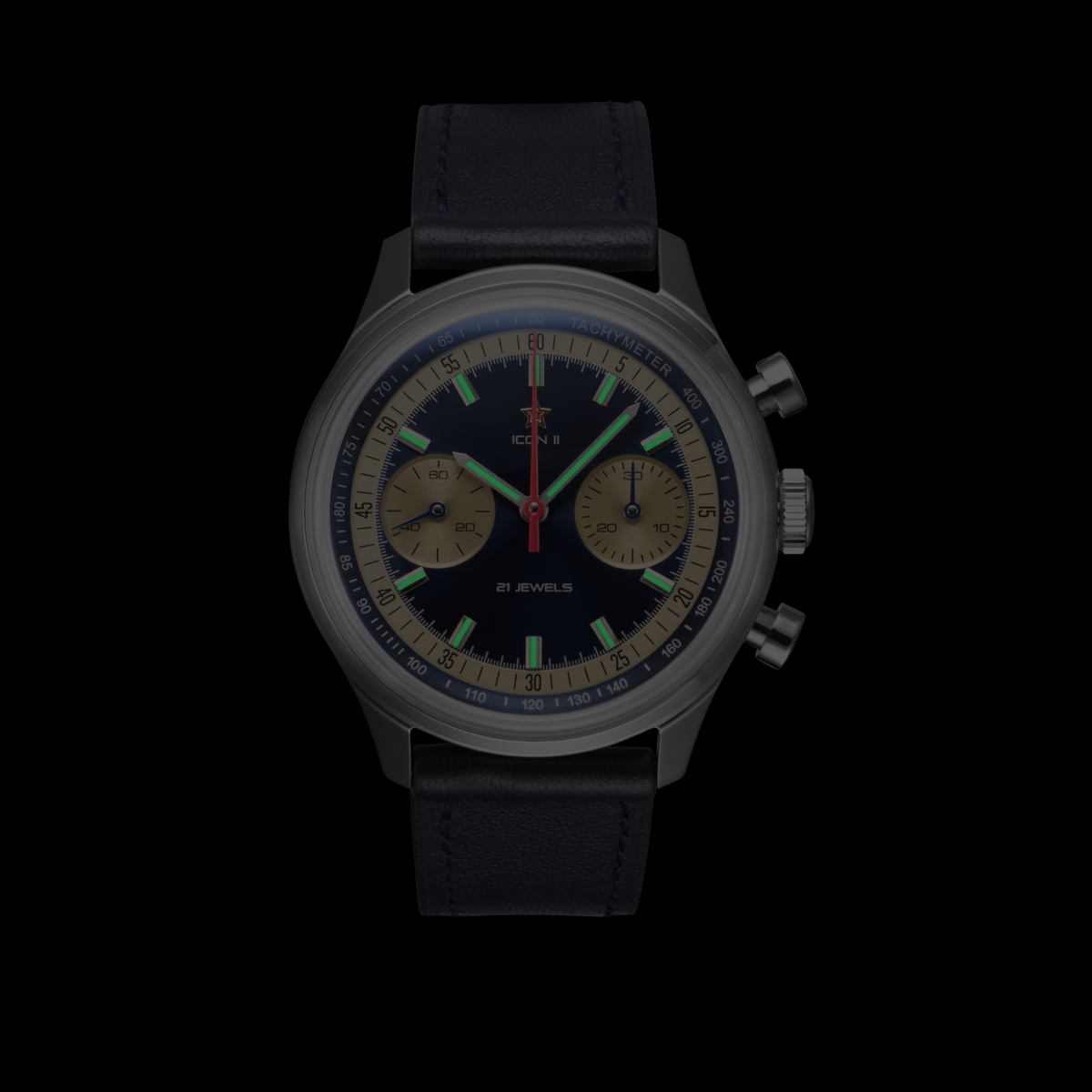 Seagull 1963 Icon II – Blue Steel Edition | Stainless Chronograph
