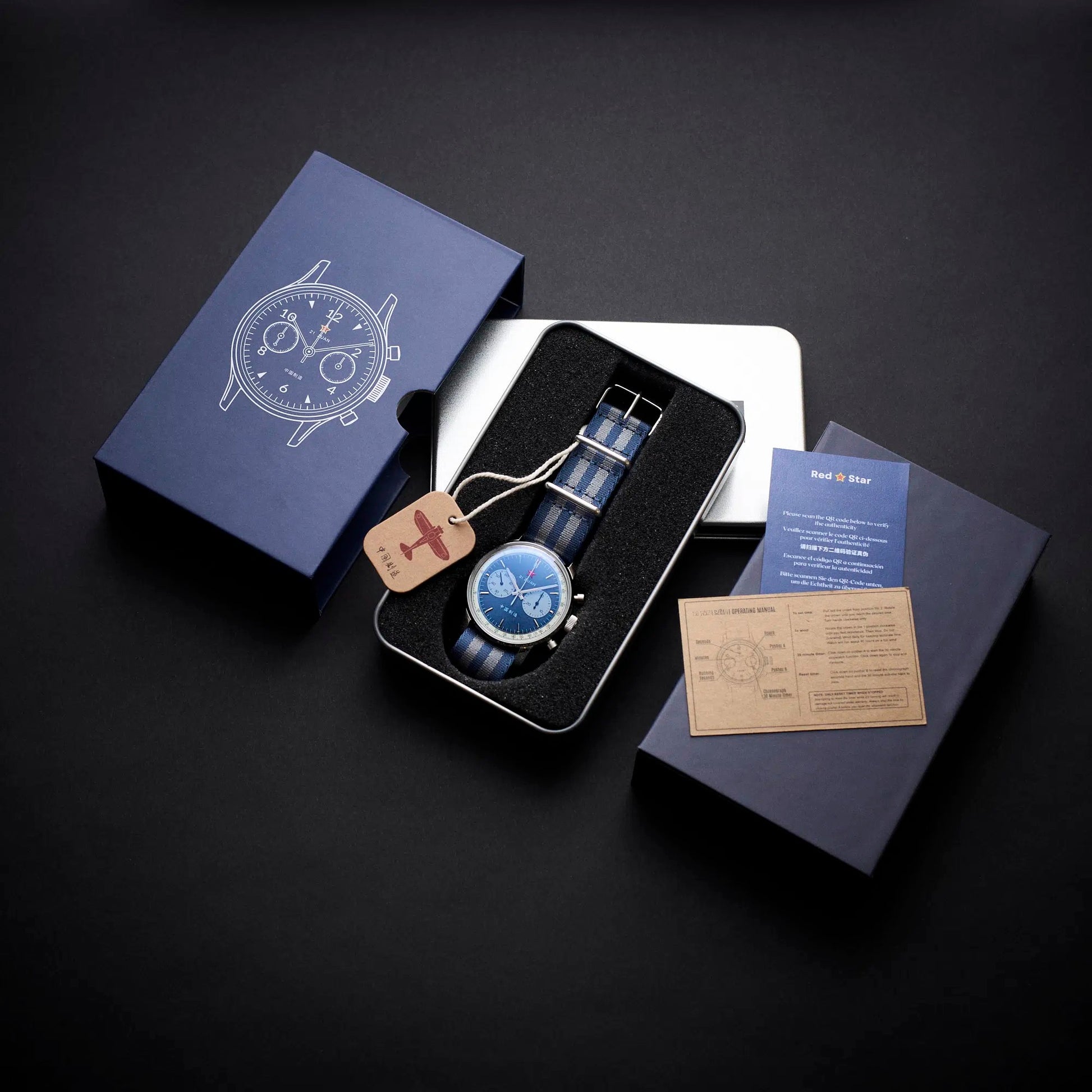 Seagull 1963 42mm blue sports edition