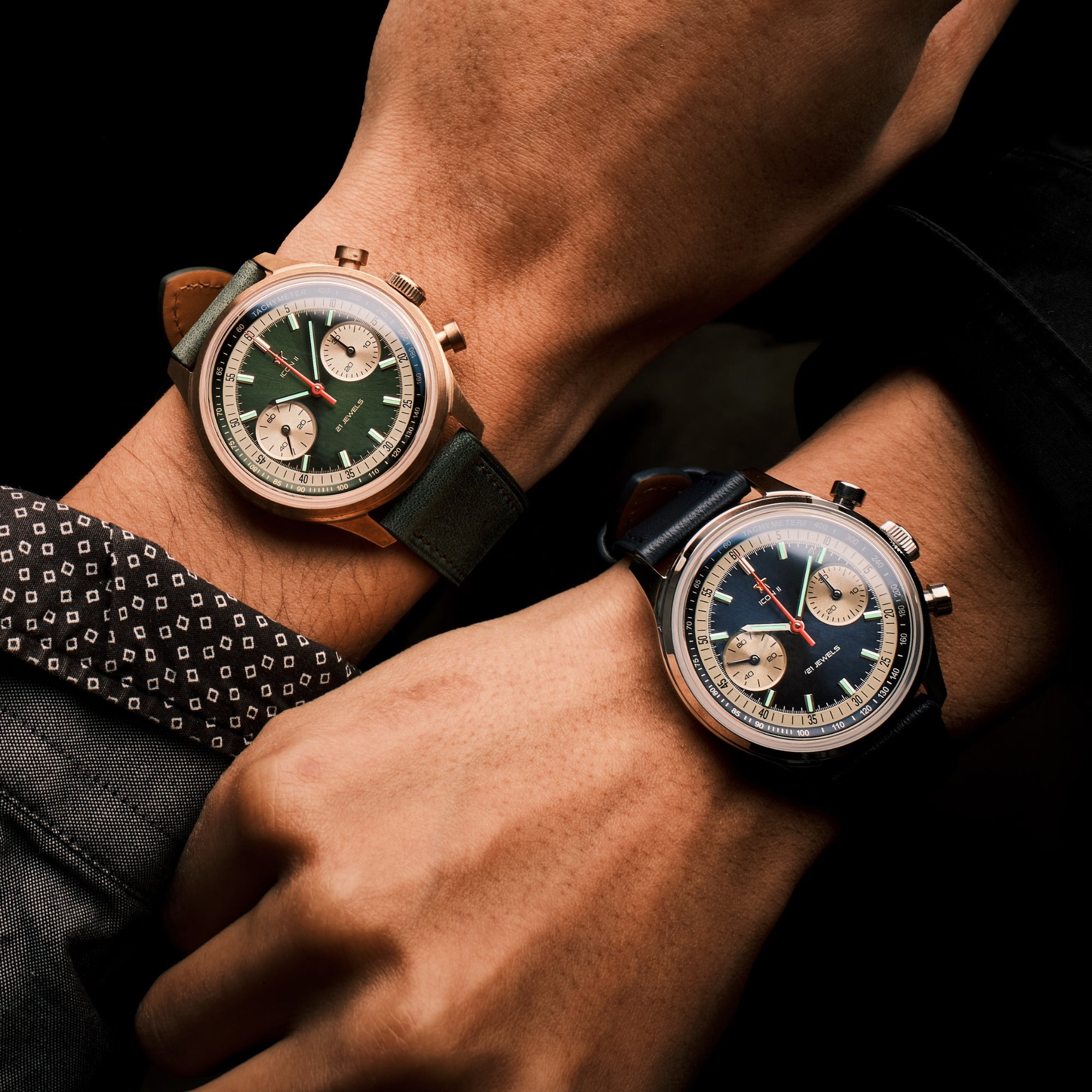 Seagull 1963 Icon II – Green Bronze Edition | Collector's Chronograph