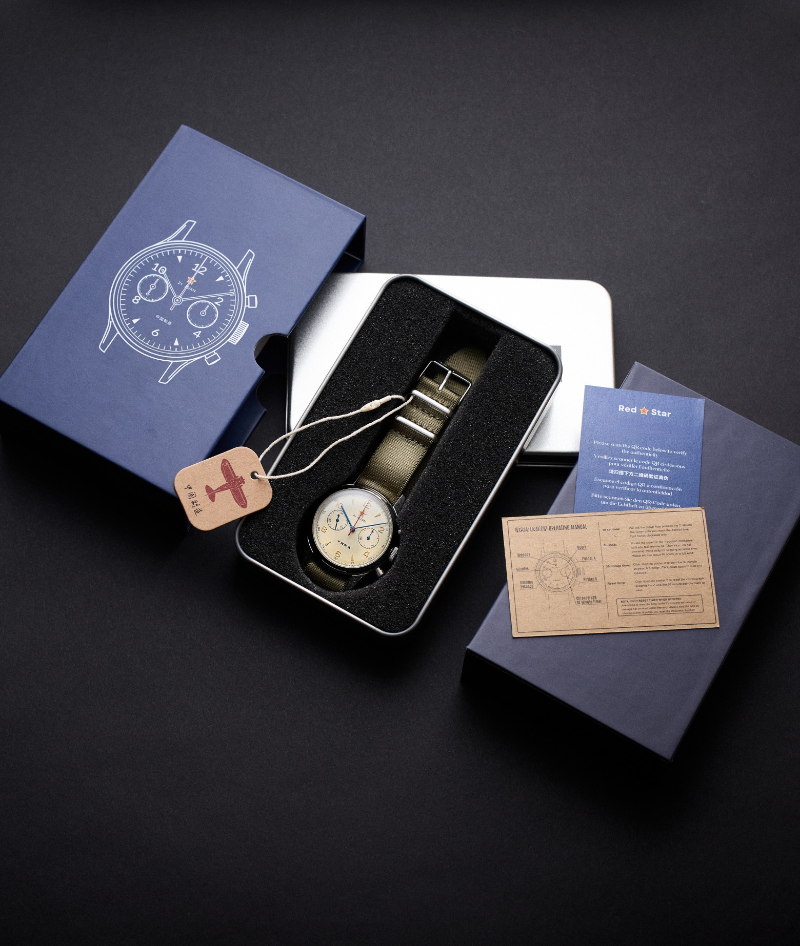 Seagull 1963 40mm packaging