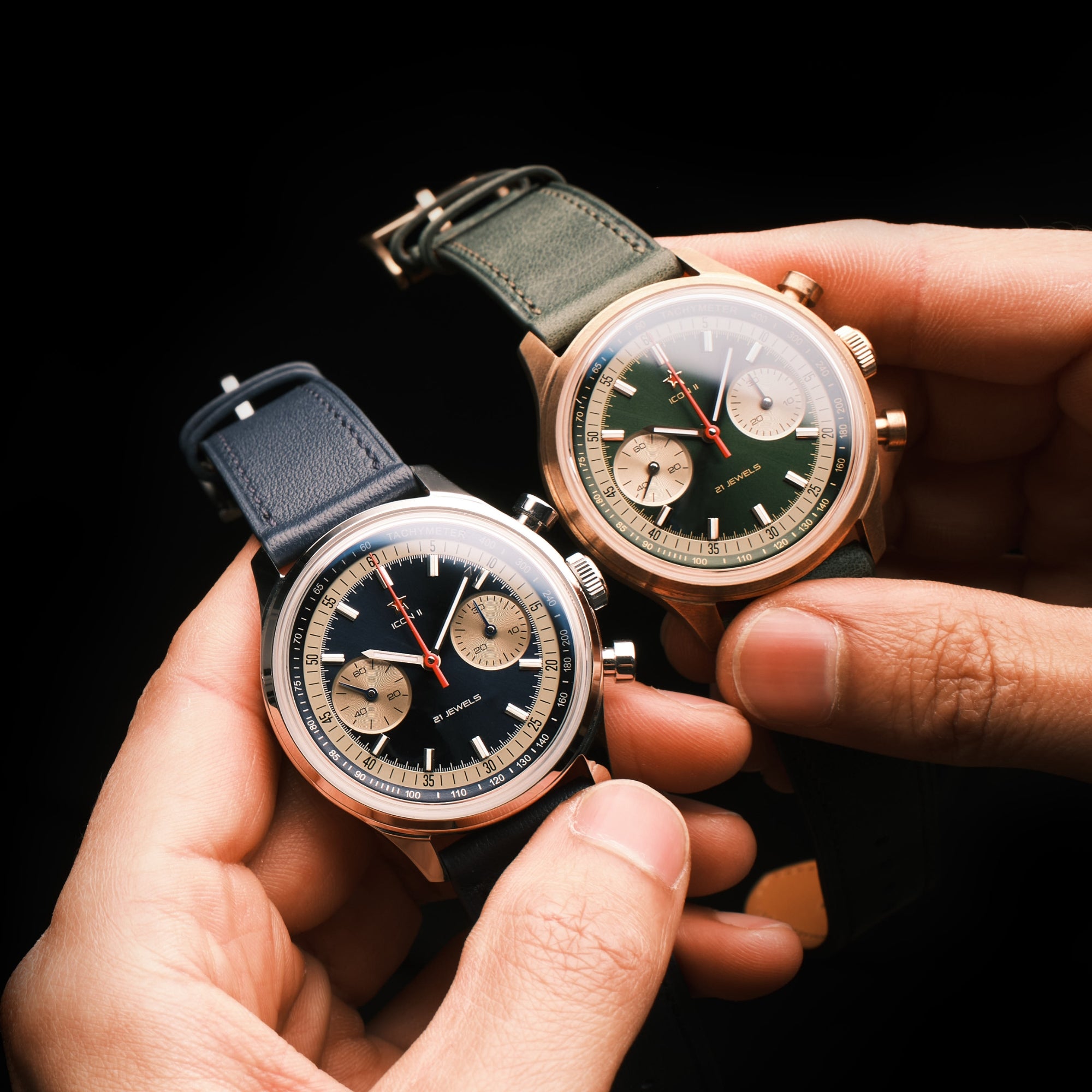 Seagull 1963 Icon II – Blue Steel Edition | Stainless Chronograph