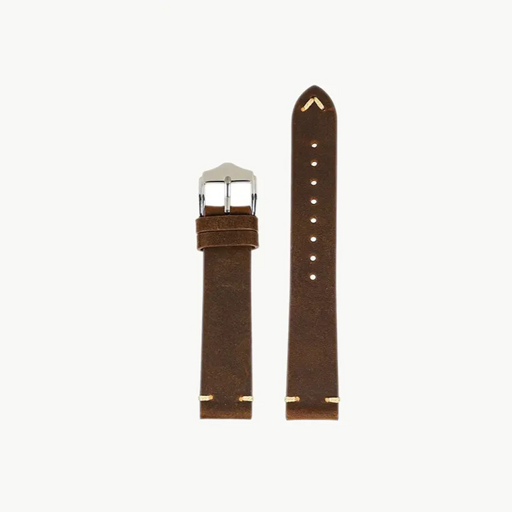 Echtes braunes Lederarmband