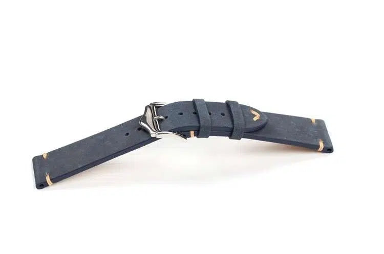 Blue Leather Strap