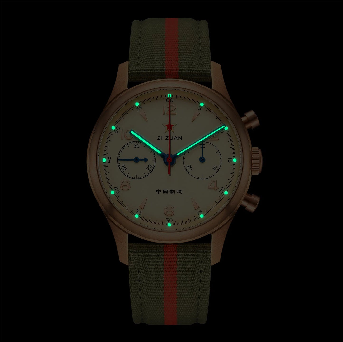 Seagull 1963 | Brons | 40mm | Lume Edition