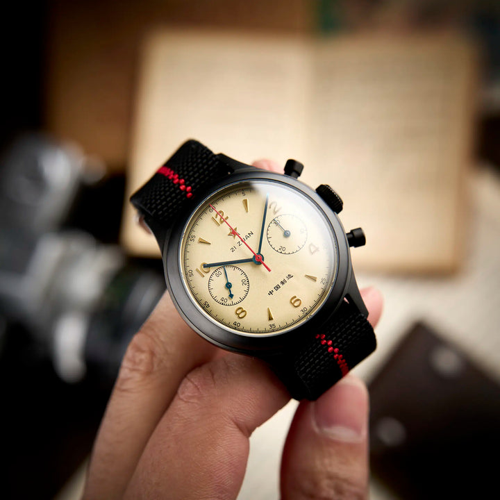 LIMITED | Zwarte editie Seagull 1963 | 38 mm 