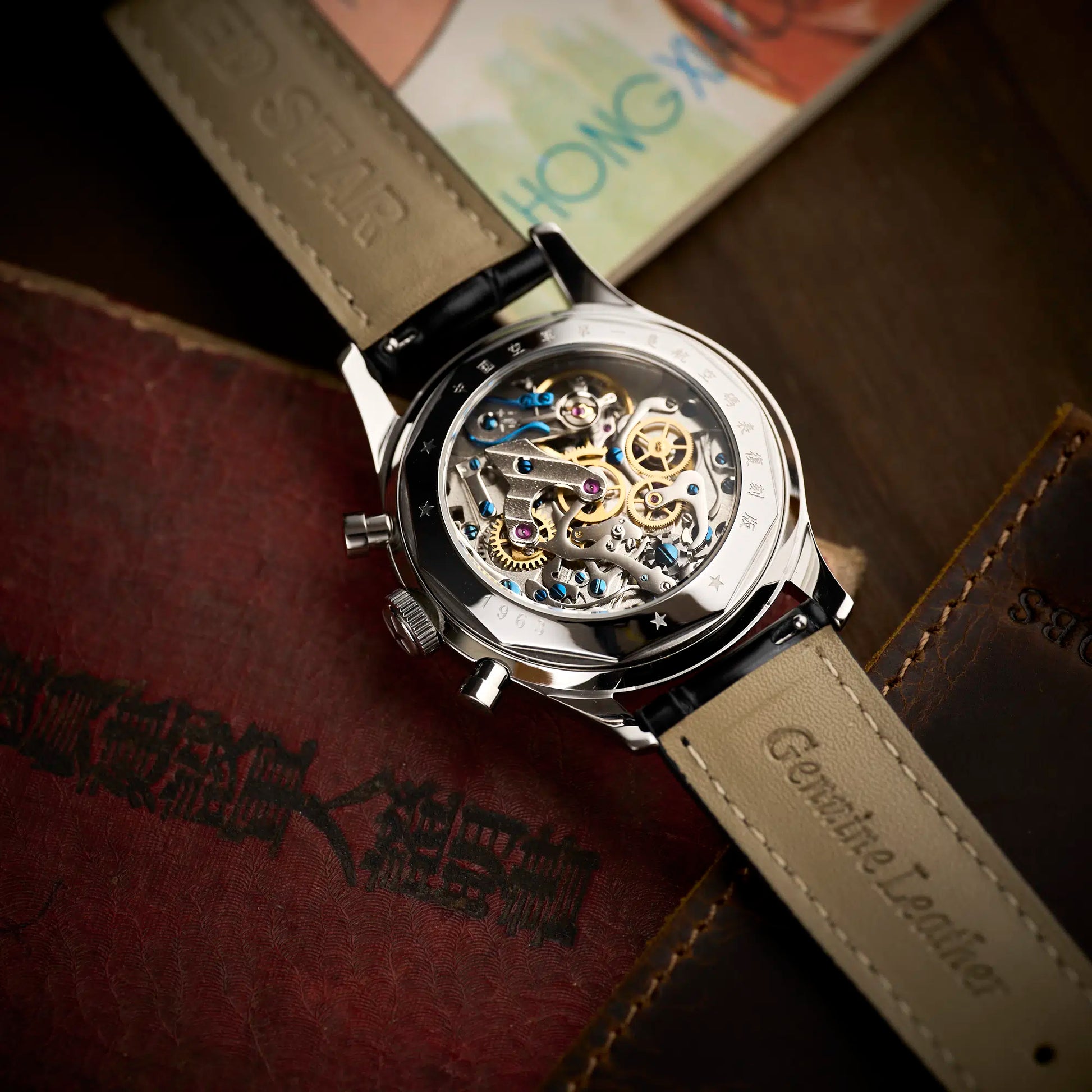 Seagull 1963 40mm White Panda Sapphire Edition Seagull 1963