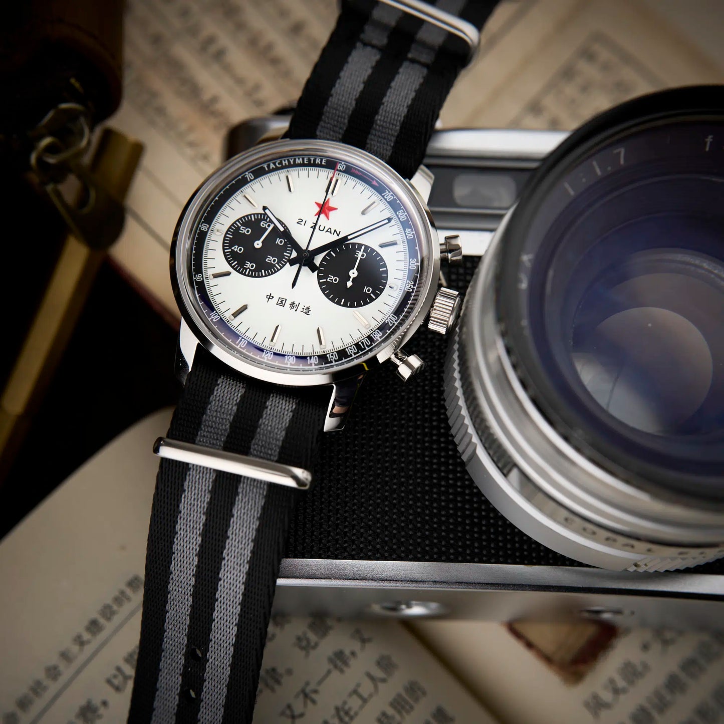 Seagull 1963 | Witte Panda Sporteditie | 42 mm 