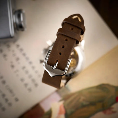 Genuine Brown Leather Strap