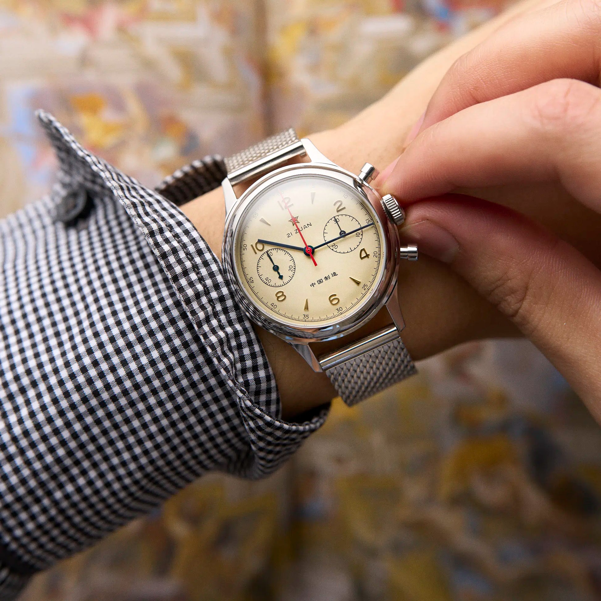 Mesh Steel Strap for Seagull 1963 Sleek and Durable Seagull 1963