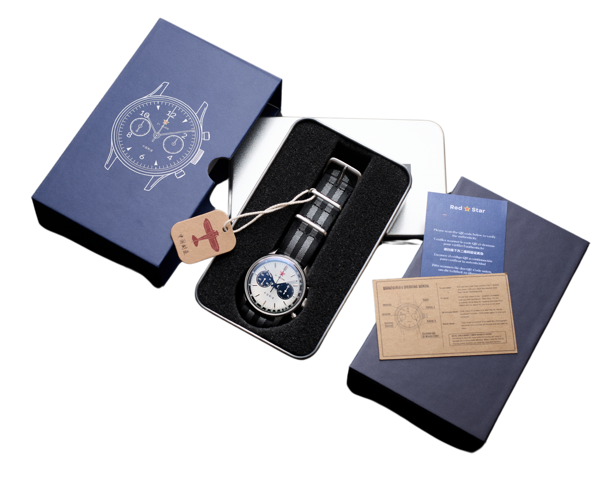 Seagull 1963 42mm white panda sports edition