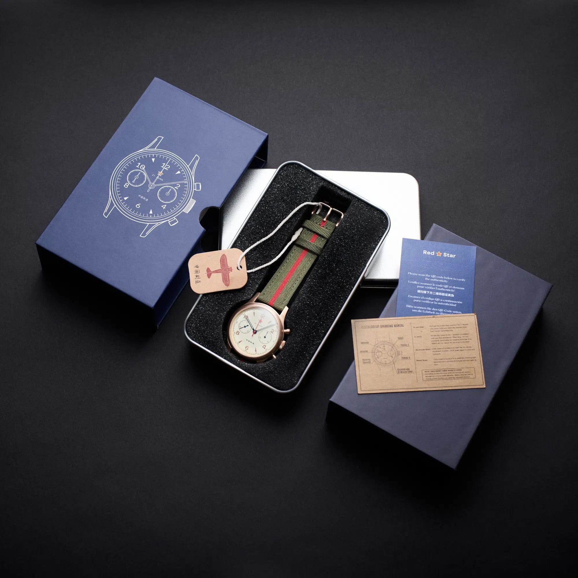 Seagull 1963 Bronze - 40mm Lume Edition Sapphire