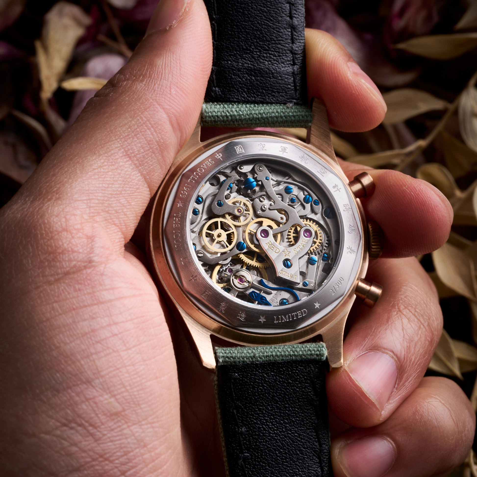 Seagull 1963 The Icon 40mm Moonphase Lume Edition Sapphire